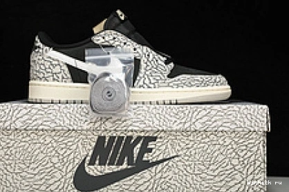 1 Low Black Jordan Retro OG Cement 1119